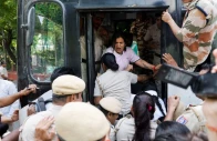 police officers detain protesters during a protest demanding the resignation of india s chief election commissioner gyanesh kumar in new delhi india october 2 2026 photo reuters