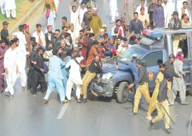 national highway blocked in protest against six canals national highway blocked in protest against six canals