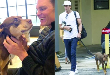 tom brady with lua photo people