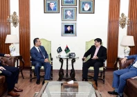 sindh chief minister murad ali shah meets k electric chairman shahryar chishti photo x