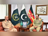 commander royal saudi land forces lieutenant general fahad bin saud al johani in meeting with field marshal asim munir at ghq on december 3 photo ispr