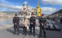 spain makes record cocaine seizure at sea intercepts ship with 10 tonnes