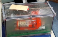 the cockpit voice recorder cvr one of two flight recorders from the rio paris air france flight which crashed in 2009 is carrying to be displayed for the media before a news conference at the bea headquarters in le bourget northern paris may 12 2011 reuters