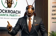 an ai generated image of cockroach janta party photo cockroach janta party