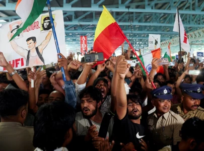 indian opposition protest police action against lawmakers push for poll chief s resignation
