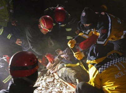 pakistani rescuers complete operation in quake hit turkiye pakistani rescuers complete operation in quake hit turkiye
