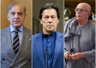 prime minister shehbaz sharif l pti founder imran khan c and mahmood khan achakzai photo file