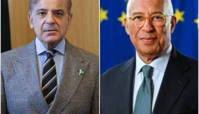 prime minister shehbaz sharif l and president of the european council antonio costa photos file