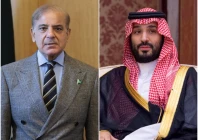 pm shehbaz and saudi crown prince mohammed bin salman photos file