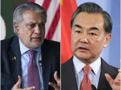 china s fm wang yi appreciates pakistan s efforts for de escalation peace in mideast in call with dar