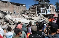 the earthquake which struck columbia at 7 34 am local time 1234gmt on august 10 left a trail of devastation behind it photo aa