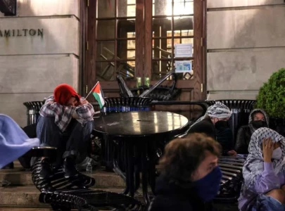 pro palestinian protesters occupy building at columbia university pro palestinian protesters occupy building at columbia university