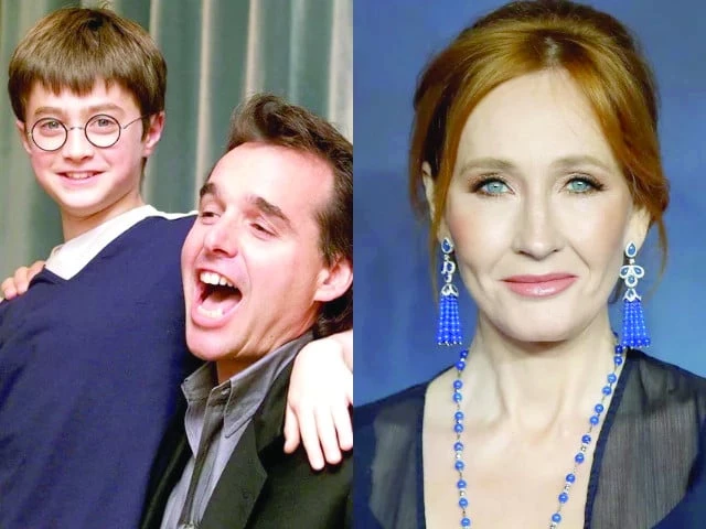 daniel radcliffe chris columbus jk rowling photo file daniel radcliffe chris columbus jk rowling photo file