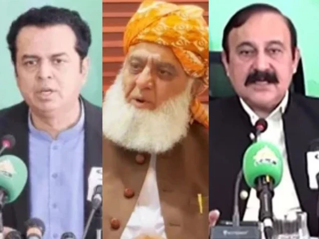 combined image of minister of state for interior talal chaudhry left jamiat ulema e islam fazl chief maulana fazlur rehman centre and parliamentary affairs minister tariq fazal chaudhry right photos file combined image of minister of state for interior talal chaudhry left jamiat ulema e islam fazl chief maulana fazlur rehman centre and parliamentary affairs minister tariq fazal chaudhry right photos file