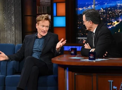 conan o brien gets his i told you so moment with stephen colbert on late night hosting advice conan o brien gets his i told you so moment with stephen colbert on late night hosting advice