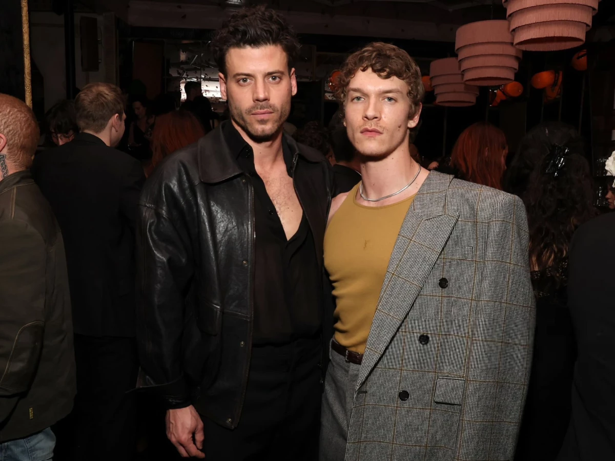 connor storrie and fran ois arnaud attend saint laurent grammys after party in la