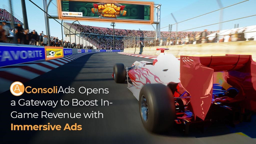 consoliads opens a gateway to boost in game revenue with immersive ads