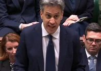 footage broadcast by the uk parliamentary recording unit pru via the parliament tv website in the house of commons on september 8 2026 shows britain s foreign secretary ed miliband delivering a speech on an import ban of goods from illegal settlements in occupied palestinian territories photo afp