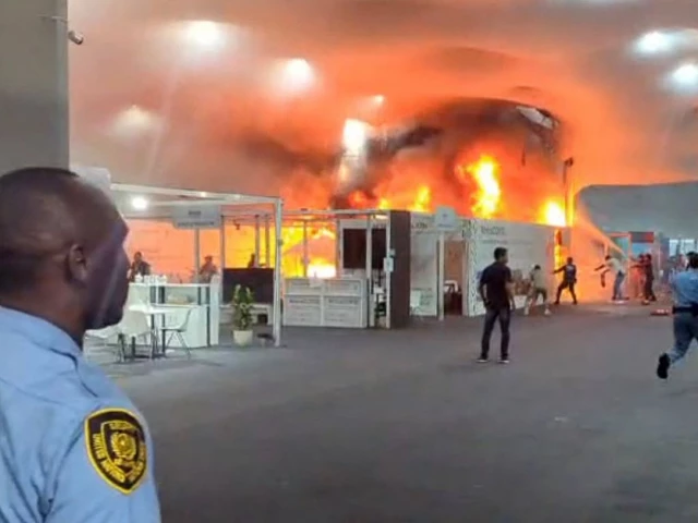 Fire at COP30 venue in Belem