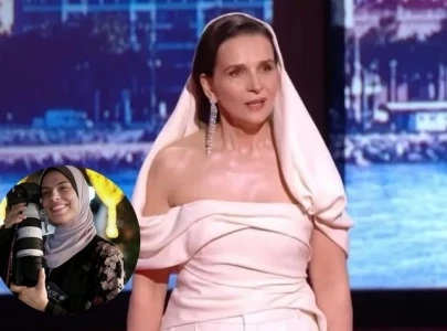 juliette binoche honors slain gaza photojournalist fatima hassouna at cannes opening ceremony juliette binoche honors slain gaza photojournalist fatima hassouna at cannes opening ceremony