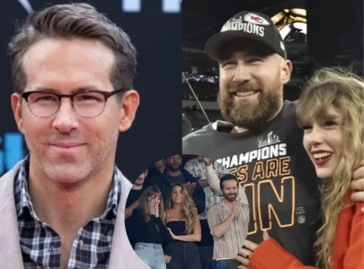 ryan reynolds ignores questions about travis kelce instagram unfollow at public event