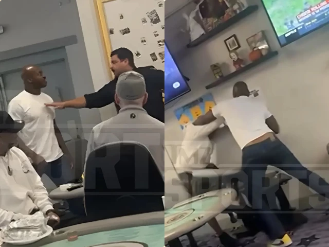 nfl legend adrian peterson gets involved in a fistfight over poker