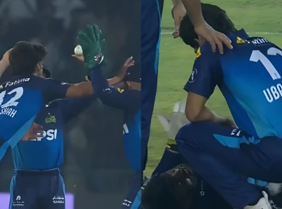 watch ubaid s wild celebration hits usman during multan sultans hbl psl win watch ubaid s wild celebration hits usman during multan sultans hbl psl win