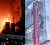 kolkata hotel fire kills 14 trapped guests cling to ledges and balconies
