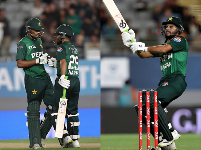 pakistan shatter t20i powerplay record thanks to mohamad haris hasan nawaz