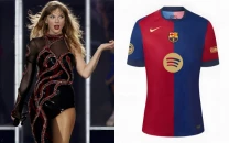 taylor swift tipped to feature on barcelona shirt for el cl sico against real madrid