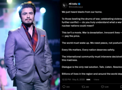 war is devastation ali zafar urges dialogue to resolve pak ind crisis
