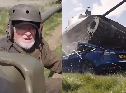 watch world war 2 veteran runs over tesla in anti musk protest watch world war 2 veteran runs over tesla in anti musk protest