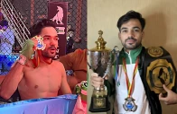 watch pakistani kickboxer agha kaleem kos opponent in 15 seconds