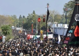 central ashura procession begins across pakistan amid stringent security central ashura procession begins across pakistan amid stringent security