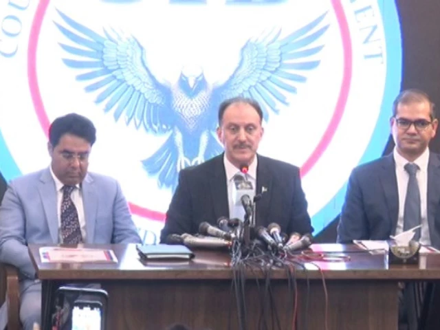 additional ig karachi azaad khan addressing a press conference accompanied by dig ctd azfar mahesar and ssp ctd irfan bahadur photo our correspondent additional ig karachi azaad khan addressing a press conference accompanied by dig ctd azfar mahesar and ssp ctd irfan bahadur photo our correspondent
