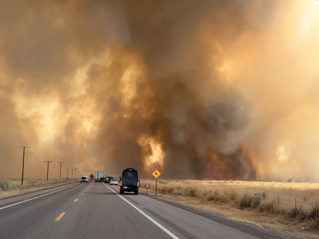 highway 6 was closed sunday evening as a fast moving vegetation fire spurred evacuations california highway patrol