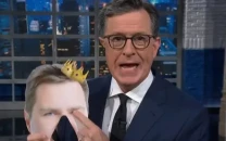 stephen colbert jokes about late show cancellation mocks jd vance and courts streaming platforms