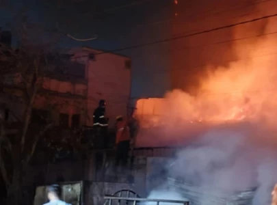 fire breaks out at timber market warehouse in karachi fire breaks out at timber market warehouse in karachi