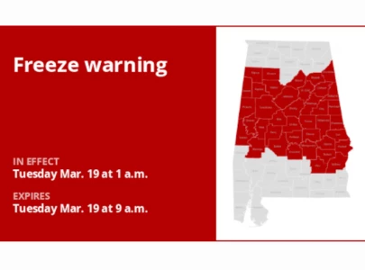 freeze warning to affect north alabama on friday freeze warning to affect north alabama on friday