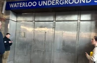 waterloo underground station has been blocked off this morning credit x