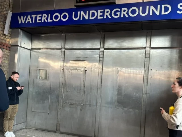 waterloo underground station has been blocked off this morning credit x waterloo underground station has been blocked off this morning credit x
