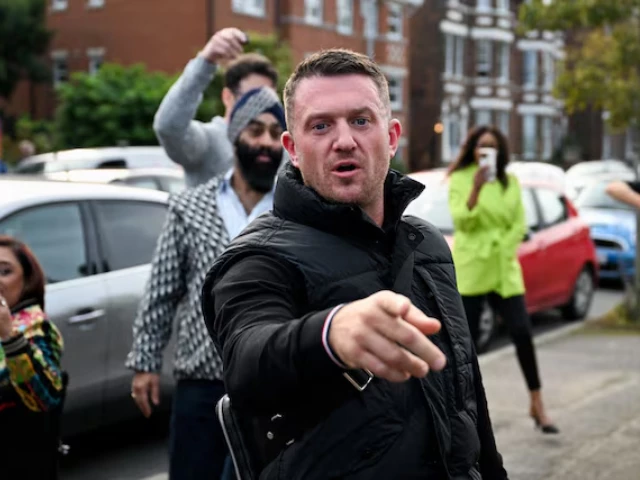 anti immigration activist stephen yaxley lennon known as tommy robinson gestures before arriving at folkestone police station in folkestone britain october 25 2024 reuters chris j ratcliffe file photo anti immigration activist stephen yaxley lennon known as tommy robinson gestures before arriving at folkestone police station in folkestone britain october 25 2024 reuters chris j ratcliffe file photo