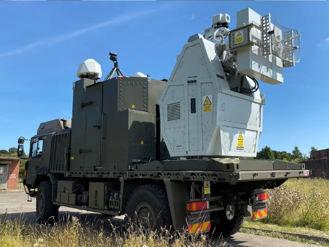 the british radiofrequency directed energy weapon rf dew can take down drones credit ministry of defence the british radiofrequency directed energy weapon rf dew can take down drones credit ministry of defence