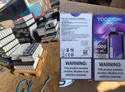 medical devices e cigarettes worth rs14 crore seized at karachi port medical devices e cigarettes worth rs14 crore seized at karachi port