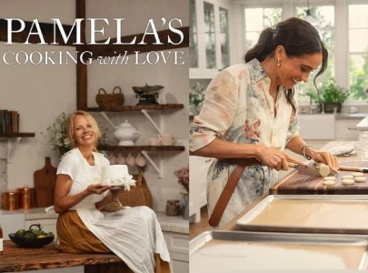 pamela anderson addresses meghan markle cooking show comparisons says it s not a rip off pamela anderson addresses meghan markle cooking show comparisons says it s not a rip off