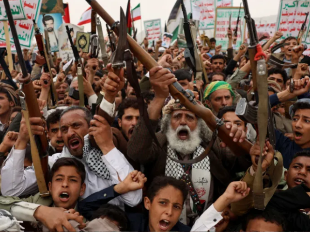 Since the start of the war in Gaza in October 2023, Yemen’s Houthis have fired missiles and drones at Israel in what they say are acts of solidarity with the Palestinians [Khaled Abdullah/Reuters]