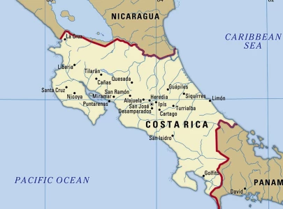 two moderately strong earthquakes rock costa rica