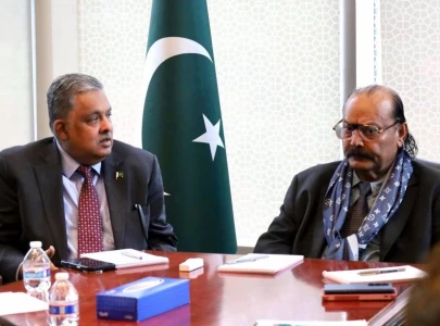 kashmir committee chairman pakistan envoy to us call for peaceful resolution of kashmir dispute