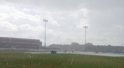 rain plays spoilsport on second day of pakistan intra squad practice match rain plays spoilsport on second day of pakistan intra squad practice match