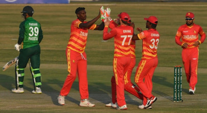 third odi zimbabwe edge past pakistan in super over third odi zimbabwe edge past pakistan in super over